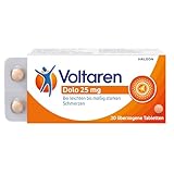 Voltaren Dolo 25mg Tabletten: Schmerztabletten bei Muskelschmerzen, Nackenschmerzen, Gelenkschmerzen, Schulterschmerzen und Rückenschmerzen mit Diclofenac, 20 St.