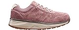 JOYA Dynamo Classic W Dark Pink, Damensneaker in stilvollem Look aus Rauleder, für Bequeme Bewegung im Alltag, komfortable Damenschuhe, Altrosa, 41 2/3