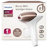 Philips Lumea IPL 9000 Series Haarentfernungsgerät mit SenseIQ Technologie – Alternative zur Laserhaarentfernung – 3 Aufsätze für Körper, Gesicht & Präzisionsbereiche, kabellos (BRI955/00)