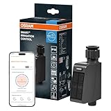 OSRAM SMART+ WiFi Bewässerungssteuerung IP55, Solar & USB-C, Wasserzähler, App-Steuerung, Alexa kompatibel, Grau