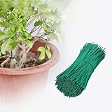 EYAKEG Plant Twist Ties – 20,3 cm Pflanzenbinder für Kletterpflanzen – Gartenbinder Wiederverwendbare Drehbinder Gartenschnur für Pflanzen, Reben, Schnüre, Taschen, 200 Stück, Grün