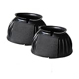 Generisch EIN Paar langlebige Hufglocken for Pferde for Schutz der Hufe(L 8.6cmx8.9cm)