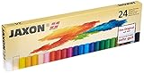 Honsell 47424 - Jaxon Ölpastellkreide, 24er Set im Kartonetui, brillante, lichtechte Farben, ideal für Künstler, Hobbymaler, Kinder, Schule, Kunstunterricht, frei von Schadstoffen