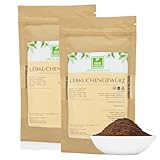 Lebkuchengewürz - Lebkuchengewürzmischung - Lebkuchen Gewürz mit Zimt und Nelken - natürliche Gewürzmischung zum Backen von Spekulatius von Green Essence (200 Gramm)