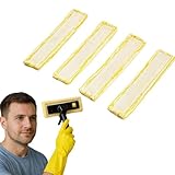 DAKLOP 4 Pcs kärcher fenstersauger Ersatzpads für Kärcher Fenstersauger Zubehör für Kärcher Fensterreiniger Ersatzteile, Ersatzmikrofaser Wischbezug Fenstersauger Zubehör Pads