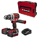 Einhell Professional Akku-Schlagbohrschrauber TP-CD 18/60 Li-i BL Power X-Change (Li-Ion, 18 V, Brushless, 60 Nm, Schlagzahl 32000 min-1, inkl. 2x 4,0 Ah Akku und Ladegerät)