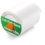 ecooe Zelt Klebeband 10M x 10CM Zelt Klebebänder Reparaturband Transparent wasserdichte Professionell geeignet für PVC-beschichtetes Markisen Sonnenschirm Pavillon Partyzelt Flicken