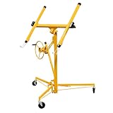 XPOtool Plattenheber für Rigipsplatten Trockenbau max. 68kg Montagehilfe höhenverstellbar 188-487cm