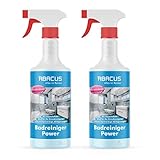 Badreiniger, Sanitärreiniger, gebrauchsfertig für Bad, Dusche und WC - ABACUS Badreiniger Power 2x 750 ml (7720.2)