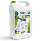 5L Essigsäure 80% Premium Qualität | Essigessenz 80 prozent Lebensmittelqualität 5 kg | Hochreiner Essig für Vielseitige Anwendungen | Perfekt für Hausgebrauch, Industrie, Gartenbau und Reinigung