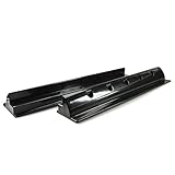 Offgridtec Spoiler Solar Dachhalterung Set von 2 (68 x 8,9 x 6,5 cm), Heavy Duty ABS PV Halterung für Solarmodule, Leicht & Stabil, Vorgebohrte Montageschraubenlöcher, Wetterfest & Langlebig, Schwarz