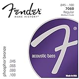 Fender 7060 Akustikbass-Saiten, Phosphorbronze, .45-.100 Stärke, (4)