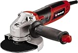 Einhell Winkelschleifer TC-AG 125/850 (850 W, 12.000 min-1, max. Schnitttiefe 33 mm, max. Scheibendurchmesser 125 mm, Wiederanlaufschutz, ohne Trennscheibe)