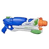 Super Soaker Barrage Wasserpistole drei Spritzmodi bis zu 11,5 Meter Reichweite riesiger 2,4L Wassertank einfaches Auffüllen