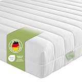 DREAMSTAR Easy Flex | ergonische 7-Zonen Kaltschaummatratze | Öko-Tex Zertifiziert | Härtegrad 2 und 3 (H2 & H3) | Rollmatratze 13 cm | Made in EU I 120 x 200 cm