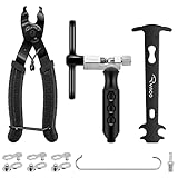 Ryaco Kettenwerkzeug Fahrrad Set, für 6-11 Fach Fahrradkette, Einfach zu bedienen, Perfekt für Rennrad,Mountainbike,Sportbike-Fahrrad Reparatur Werkzeug Set