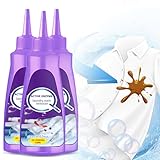 Aktiv Enzyme Flüssigwaschmittel, 2026 Neu Fleckenentferner Kleidung, 120 Ml Hartnäckiger Fleckenreiniger, Entfärber Für Verfärbte Weiße Wäsche, Hygiene Waschmittel Für Alle Textilien (3)