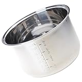 304 Edelstahl Reiskocher Innentöpfe Spülmaschinenfest Innenschale mit gleichmäßigem Heizboden Ersatzzubehör Edelstahl Reiskocher Innenschale