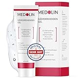 Medolin® Hämorrhoiden Gel - Gegen Schwellungen, Juckreiz, Schmerzen & Blutungen - Entzündungshemmende Hämorrhoiden Gel - Wissenschaftlich bestätigte Wirkung, 40 ml