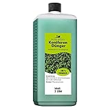 Konfitee Koniferen Dünger Flora Boost 1000ml I Für bis zu 200L Gießwasser I Dünger für Koniferen, Tannen & Thujen geeignet I Flüssiger Blatt- & Wurzeldünger I 100% natürlicher Pflanzendünger