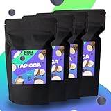 BubbleMania POPPZ Bubble Tea Perlen | Boba Tapioka Perlen | Fruchtperlen | Zerup zuckerfrei (4er-Pack, Tapioka perlen)