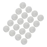 CLISPEED 20 Stück Runde Pflanzschalen mesh Pads Atmungsaktive Kunststoff blumentopf gummidichtungen Gartendrainagematten für Bonsai und Kakteen Verhindert Bodenaustritt und Wurzelfäule