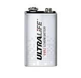 Ultra Life Lithium 9V / Block Batterie optimal für Rauchmelder geeignet