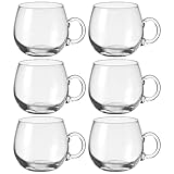 Leonardo Punch Bowlebecher, 6-er Set, 290 ml, spülmaschinengeeignet, handgefertigtes Klarglas, 026283