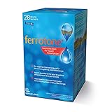 Ferrotone Original | natürliches Eisen aus natürlicher Quelle | sehr gut aufnehmbar & verträglich | 1x täglich | flüssig | 28 x 20ml Beutel