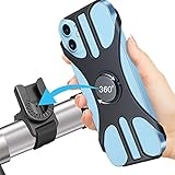 Deerfun Handyhalterung Fahrrad, Universal Handyhalter Motorrad Abnehmbar 360°Verstellbare Fahrrad Handyhalterung für 4,0-7,0 Zoll Smartphone