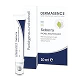 DERMASENCE Seborra Pickel-Akutroller, 10 ml - Anti-Pickel-Stift - Entzündungsregulierendes Gel bei einzelnen Unreinheiten oder Mitessern - selbstdesinfizierende Edelstahlukugel - besonders hygienisch