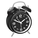 Eachui Doppelglockenwecker mit Nachtlicht, Lauter Alarm,...