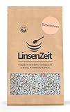 LinsenZeit Butterbohnen 600g – Butter Beans/Lima Beans/Weiße Riesenbohnen – Große, cremige Bohnen für Eintöpfe, Suppen, Salate & mediterrane Küche – Vielseitig & pflanzlich