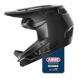 ABUS Downhill Helm HiDrop – ASTM-zertifizierter Fullface Helm mit ABS-Außenschale für MTB: Downhill, Enduro und Bikepark – für Erwachsene und Jugendliche – Schwarz, Größe M