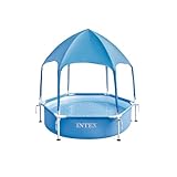 Intex 1,83 m x 38 cm Überdachung Metallrahmen Pool, Aufbaugröße: 1,83 m x 38 cm (28209NP)