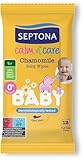 SEPTONA Babytücher Calm & Care Chamille, 12 Stück