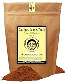 Uncle Spice Chipotle Chili Pulver - 150g CHIPOTLE Chilis gemahlen in Premiumqualität, mittelscharfe gemahlene Chilischoten, würzig-rauchiger Genuss, Jalapeno Chili geräuchert