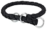 Trixie 144301 Cavo Zug-Stopp-Halsband, S: 30–36 cm/ø 12 mm, schwarz