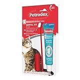 Sentry Petrodex Zahnpflegeset für Katzen, Malt Zahnpasta, 2,5 oz