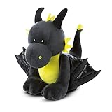 NICI 47993 Drache Dragor schwarz-gelb 20cm stehend Plüsch Kuscheltier Dragonia