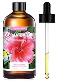 Geranium Öl 100 ml, Reines Geraniol Ätherische Öle für...