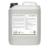 Flotex® Ergiebiges Holzgleitmittel [5 Liter] | Silikonfreies Holz Gleitmittel für Hobelmaschine, Frästische, Werkstattmöbel | Gleitmittel für Holzbearbeitung