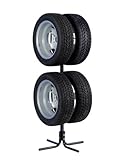 cartrend Felgenbaum und Reifenbaum für 4 PKW-Felgen oder Reifen, platzsparend in Garage und Keller, für Reifen / Felgen von 10 - 43,2 cm (17 Zoll)