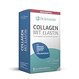 Dr. Schneider Collagen mit Elastin, Hyaluronsäure und Biotin für die Haut - 60 Kapseln einzeln verpackt - Made in Germany