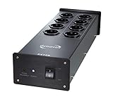 Dynavox HiFi-Netzfilter X4100B, Mehrfach-Steckdose mit 8...