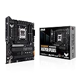 ASUS TUF GAMING X670E-PLUS Mainboard Sockel AMD AM5 (Ryzen 7000, ATX, PCIe 5.0, DDR5-Speicher, 4x M.2, USB 3.2 Gen 2x2 Typ-C, Aura Sync)