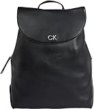 Calvin Klein Damen Rucksack Ck Daily Backpack Pebble Klein, Schwarz (Ck Black), Einheitsgröße