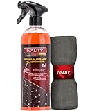 IVALITY® 2in1 Glasreiniger Auto mit Scheibenversiegelung 750ml – Auto Scheibenreiniger mit Lotus-Effekt, Nano-Beschichtung, wasser- & schmutzabweisendes Autoscheiben Reiniger Spray