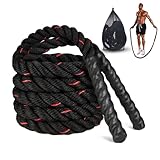 TOORGGOO Springseil, gewichtetes Springseil für Männer und Frauen, 1,3 kg, schweres Springseil für Training, Erwachsenen-Springseil, verbessert Kraft und Muskelaufbau, Ganzkörpertrainingsgeräte