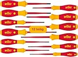 Wiha Schraubendreher Set 12-teilig, VDE geprüft, isoliert...